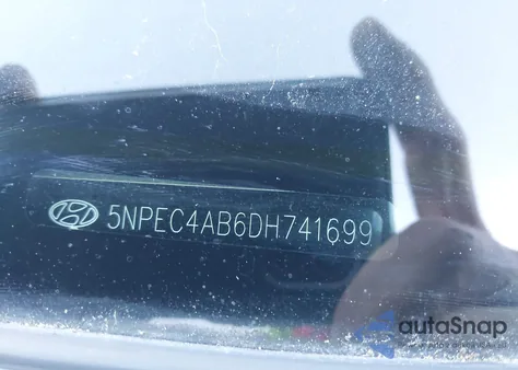 2013 Hyundai Sonata Se 2.0T z USA, uszkodzony, nr VIN 5NPEC4AB6DH741699